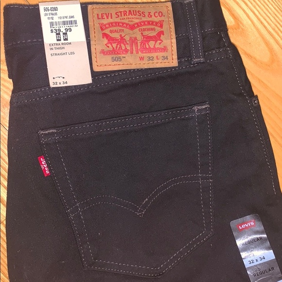 Levi’s Regular - Black Straightcut - Picture 3 of 3